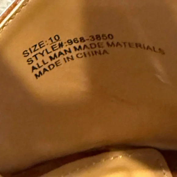 NY &Co Brown Leather Chunky Heel Peep-Toe Shoes - Picture 3 of 6